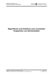 Algorithmen und Verfahren zum unscharfen Vergleichen von ...