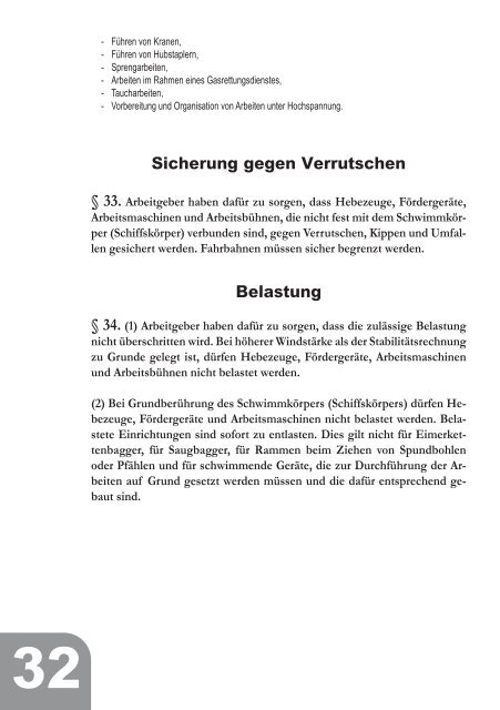 Schifffahrt-ArbeitnehmerInnenschutzverordnung ... - Arbeitsinspektion