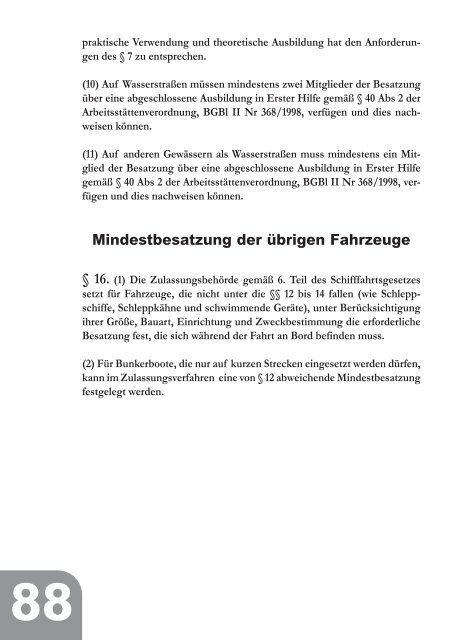 Schifffahrt-ArbeitnehmerInnenschutzverordnung ... - Arbeitsinspektion