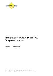 Integration STRADA → MISTRA Vorgehenskonzept
