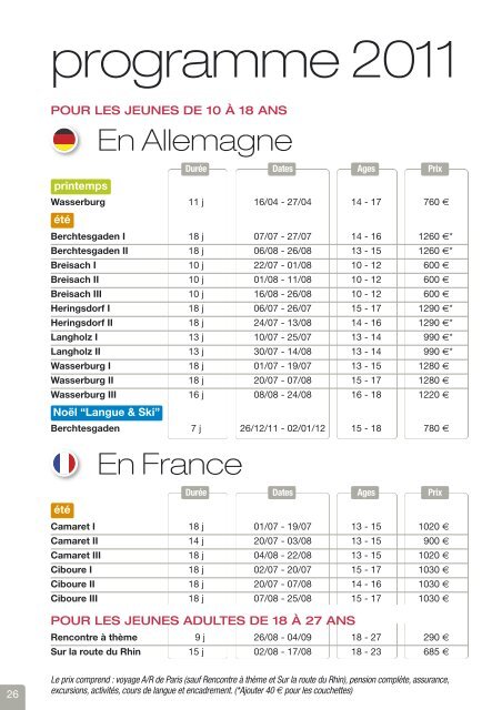 Brochure "A la rencontre de la jeunesse allemande" - BILD - Bureau ...