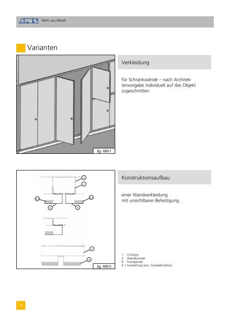 Innenausbau Technische Details - AMS GmbH