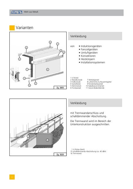Innenausbau Technische Details - AMS GmbH