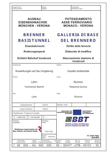 Technischer Bericht PGBB 3. AN