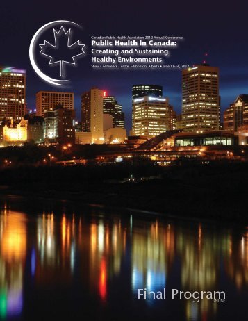 Final Program - Canadian Public Health Association