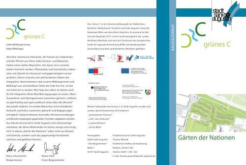 Flyer Gärten der Nationen