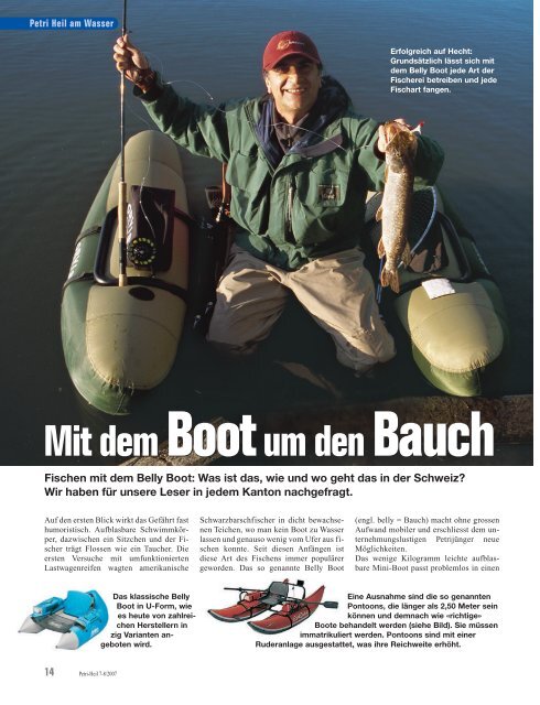 Mit dem Boot um den Bauch PDF - Petri Heil