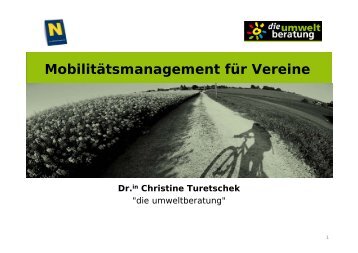 Mobilitätsmanagement für Vereine