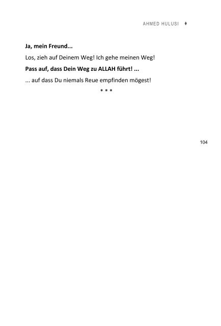 von deinem weg zu allah - ahmed hulusi web sitesi - download