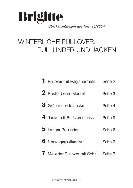 Pullover mit Raglanärmeln - Brigitte