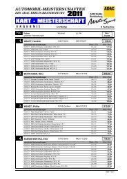 kart - ADAC Berlin-Brandenburg eV Abteilung Motorsport