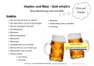 Bier - Aktivierungen, ellhol GmbH