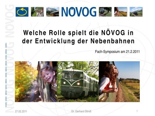 Welche Rolle spielt die NÖVOG in der Entwicklung der Nebenbahnen