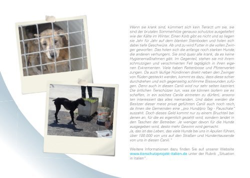 Download TPI Flyer - Tierschutzprojekt – Italien eV
