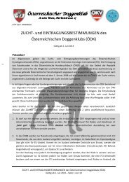 Zuchtordnung - Österreichischer Doggenklub