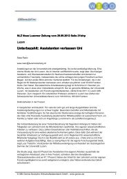 Unterbezahlt: Assistenten verlassen Uni - Studentische ...