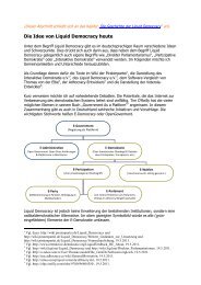 Idee der Liquid Democracy - Sebastian Jabbusch