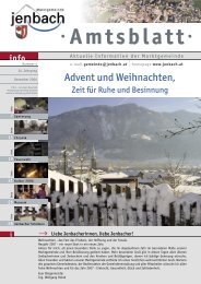 Amtsblatt Dezember 2006 (PDF-Datei 2,01 MB - Jenbach