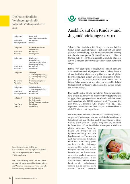 Als PDF-Datei herunterladen - Ärzteblatt Sachsen-Anhalt