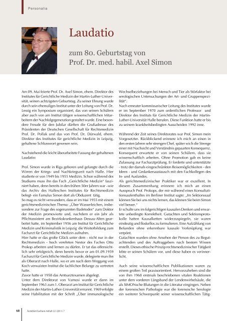 Als PDF-Datei herunterladen - Ärzteblatt Sachsen-Anhalt