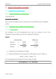 2. Negative Dualzahlen darstellen - Claude Loullingen