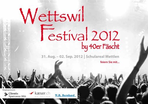 Programmheft als pdf - wettswil-festival.ch