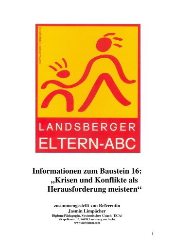 Handout Baustein 16 - Landsberger Eltern-ABC