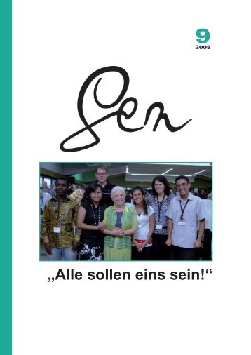 „Alle sollen eins sein!“ - Fokolar-Bewegung