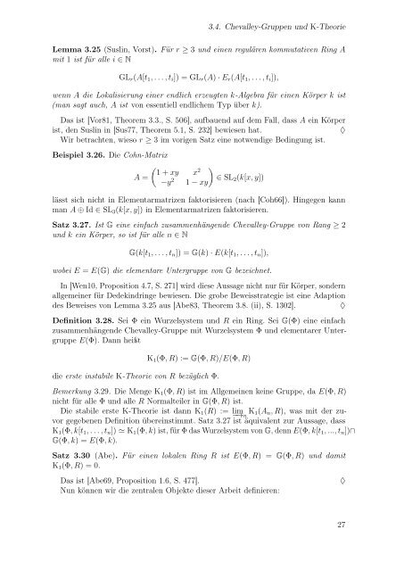 Matsumotos Satz und A¹-Homotopietheorie - Konrad Voelkel