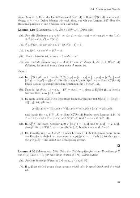 Matsumotos Satz und A¹-Homotopietheorie - Konrad Voelkel