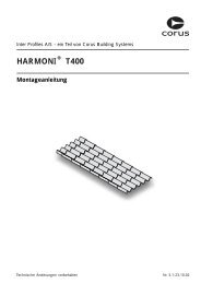 Montageanleitung - Harmoni®T400 - Tata Steel in Deutschland