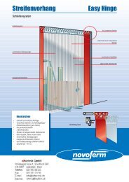 Streifenvorhang Easy Hinge - Novoferm