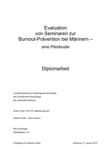 Pilotstudie - Cor - Institut für Gesundheitsförderung