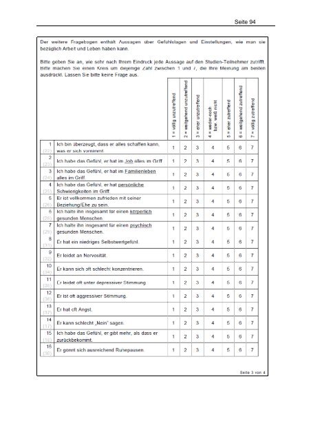 Pilotstudie - Cor - Institut für Gesundheitsförderung