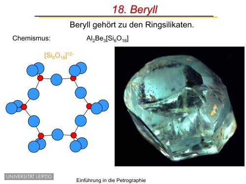 Einführung in die Petrographie/Petrologie - "Akzessorische Minerale ...