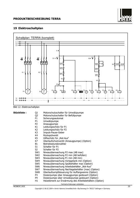 H03803C.doc - Armin Hamma Umwelttechnik