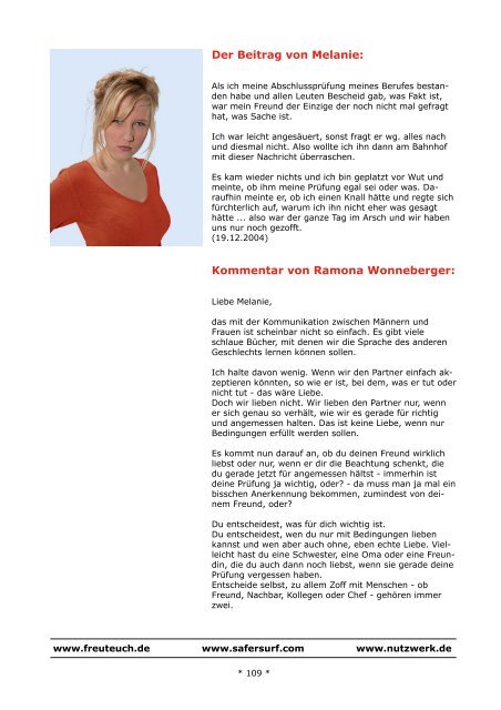 Der Beitrag von Nadine Fenske: - Anti-Ärger-Institut Ramona ...