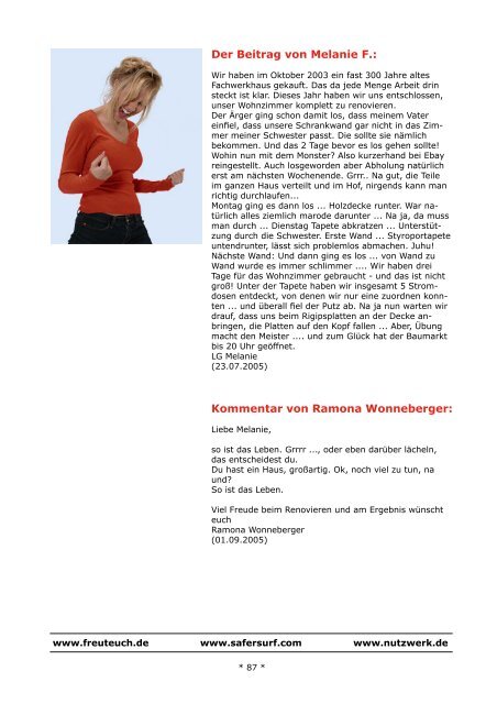 Der Beitrag von Nadine Fenske: - Anti-Ärger-Institut Ramona ...