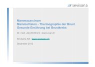 Mammacarcinom MammoVision - Thermographie der ... - Ever.ch