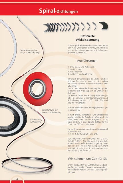 Prospekt der Möller-Metalldichtungen - Moeller-it.de