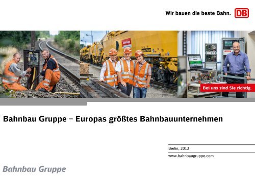 Bahnbau Gruppe – Europas größtes Bahnbauunternehmen