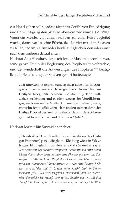 Das Leben des Heiligen Propheten - Ahmadiyya Muslim Jamaat ...