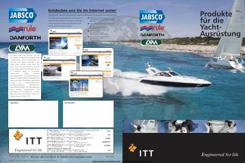 ITT Jabsco - Marine Product Guide 2008 - Busse Yachtshop