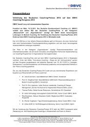 DBVC Pressemitteilung Deutscher Coaching-Preis 2012 korrigiert