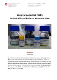 Sicherheitsdatenblatt (SDB): Leitfaden für synthetische ...