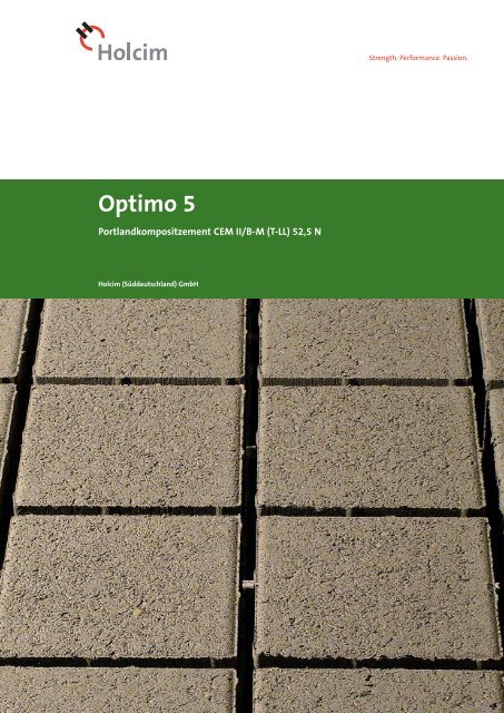 Optimo 5 - Holcim Süddeutschland