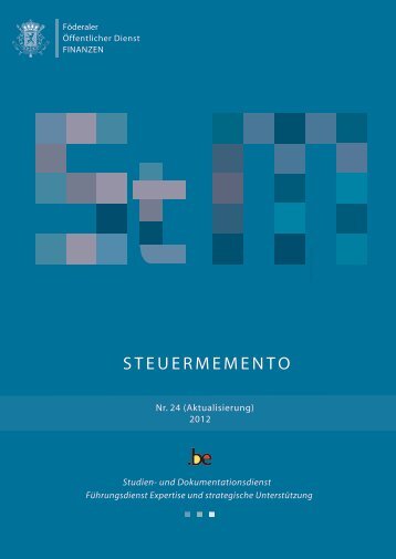 Vollständige Version Steuermemento (2,4 MB) - Studien