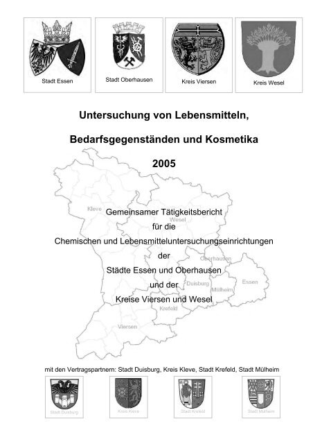 Untersuchung von Lebensmitteln ... - Holst Porzellan