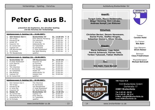 Gazetta dello Uhlenbusch - Breitenfelder SV