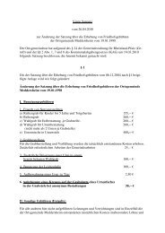 Vierte Satzung vom 26.04.2010 zur Änderung der - Bad Sobernheim